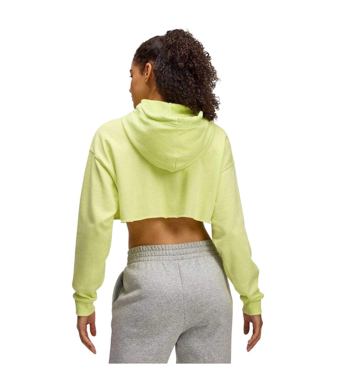 Sweat À Capuche Icon Terry Femme Jaune Under Armour-3
