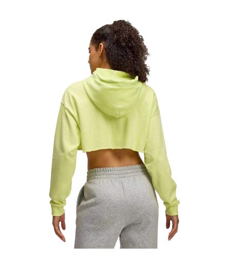 Sweat À Capuche Icon Terry Femme Jaune Under Armour