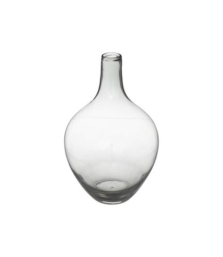 Vase Design en Verre Solid 38cm Gris