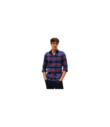Chemise Motif/style Tartan Homme Bleu Marine Tommy Hilfiger