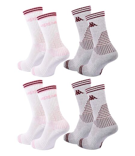 Chaussettes Femme KAPPA 4 paires PREMIUM CREW 2287ASS