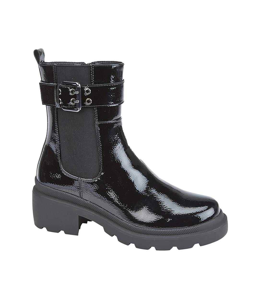 Womens/ladies aldemara ankle boots black Cipriata-1