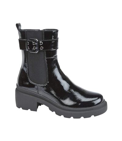 Womens/ladies aldemara ankle boots black Cipriata