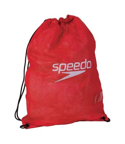 Speedo Wet Kit Mesh Drawstring Bag (Red) (One Size) - UTRD151