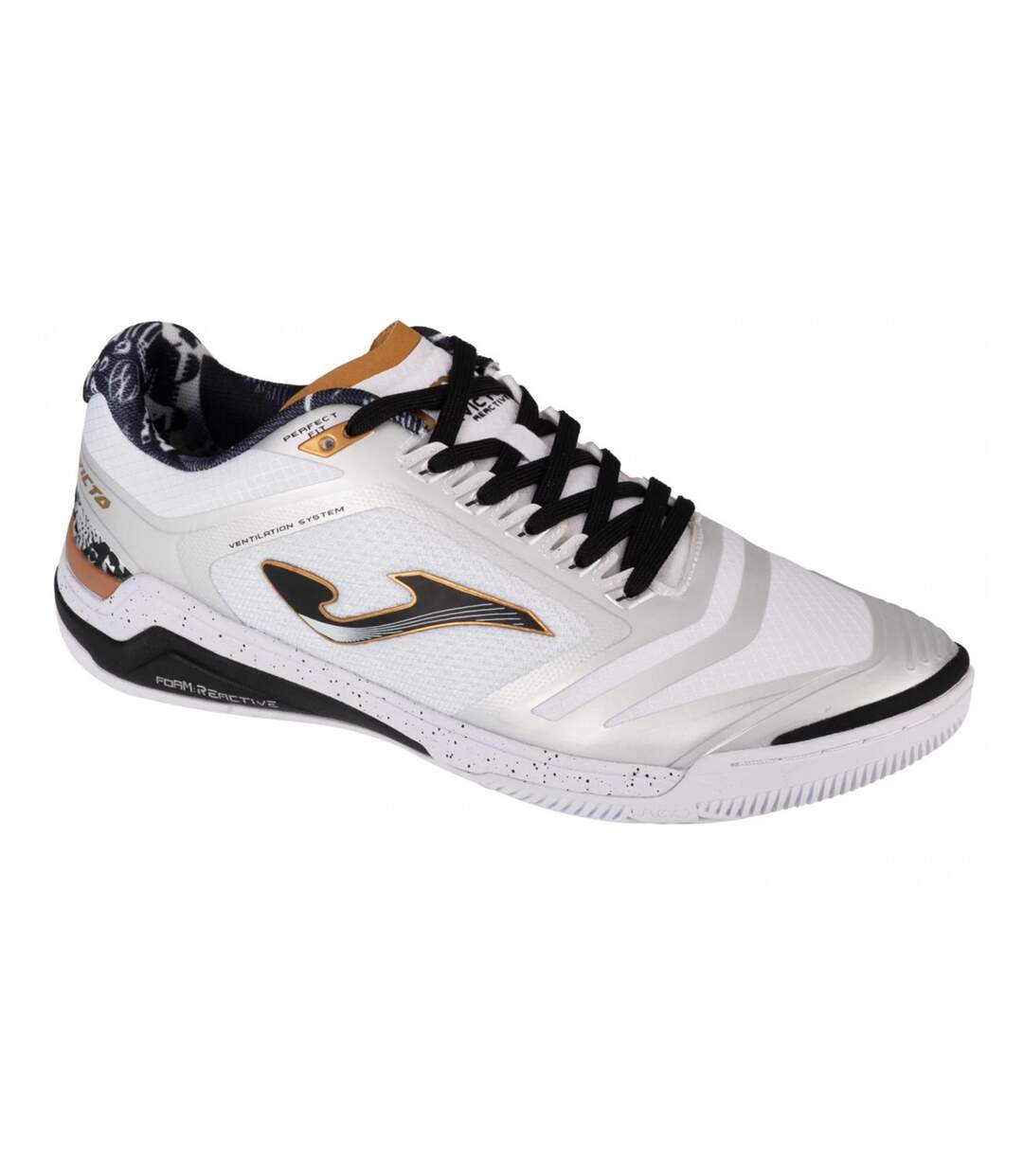 Chaussures De Foot En Salle Invicto Homme Blanc Noir Joma-1
