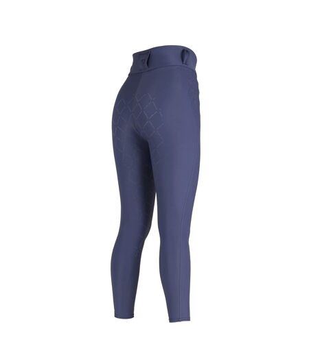 Womens/ladies optima breeches navy Aubrion