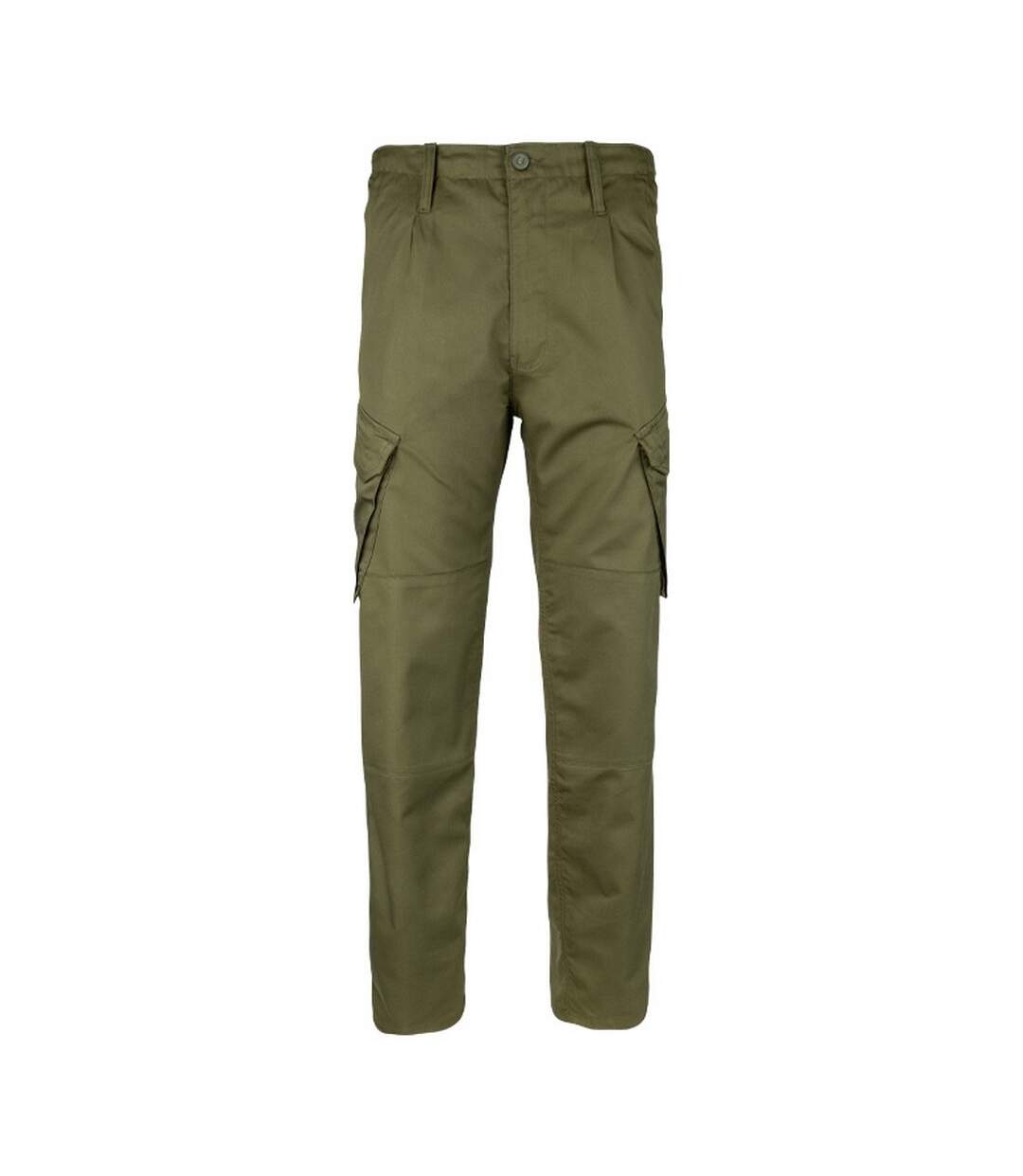 Pantalon À Poches Motif/style Camouflage Homme Vert Viper-1