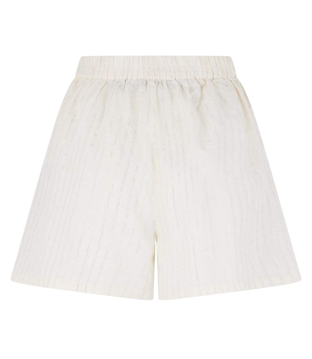 Short Motif/style À Rayures Siljo Femme Beige Pâle Vero Moda-3