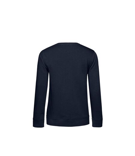 B&C Womens/Ladies Organic Sweatshirt (Navy)