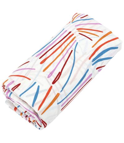 Drap housse imprimé coton PERROQUET Bonnet de 40 cm