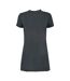 Womens/ladies Snow Leopards The Hu T-shirt Dress Charcoal Amplified-2