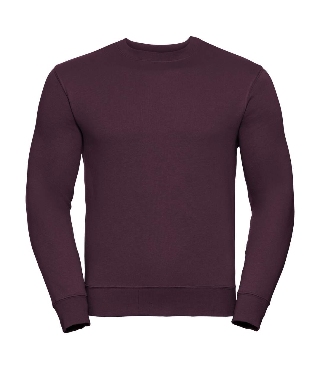 Russell Mens Authentic Sweatshirt (Slimmer Cut) (Burgundy) - UTBC2067