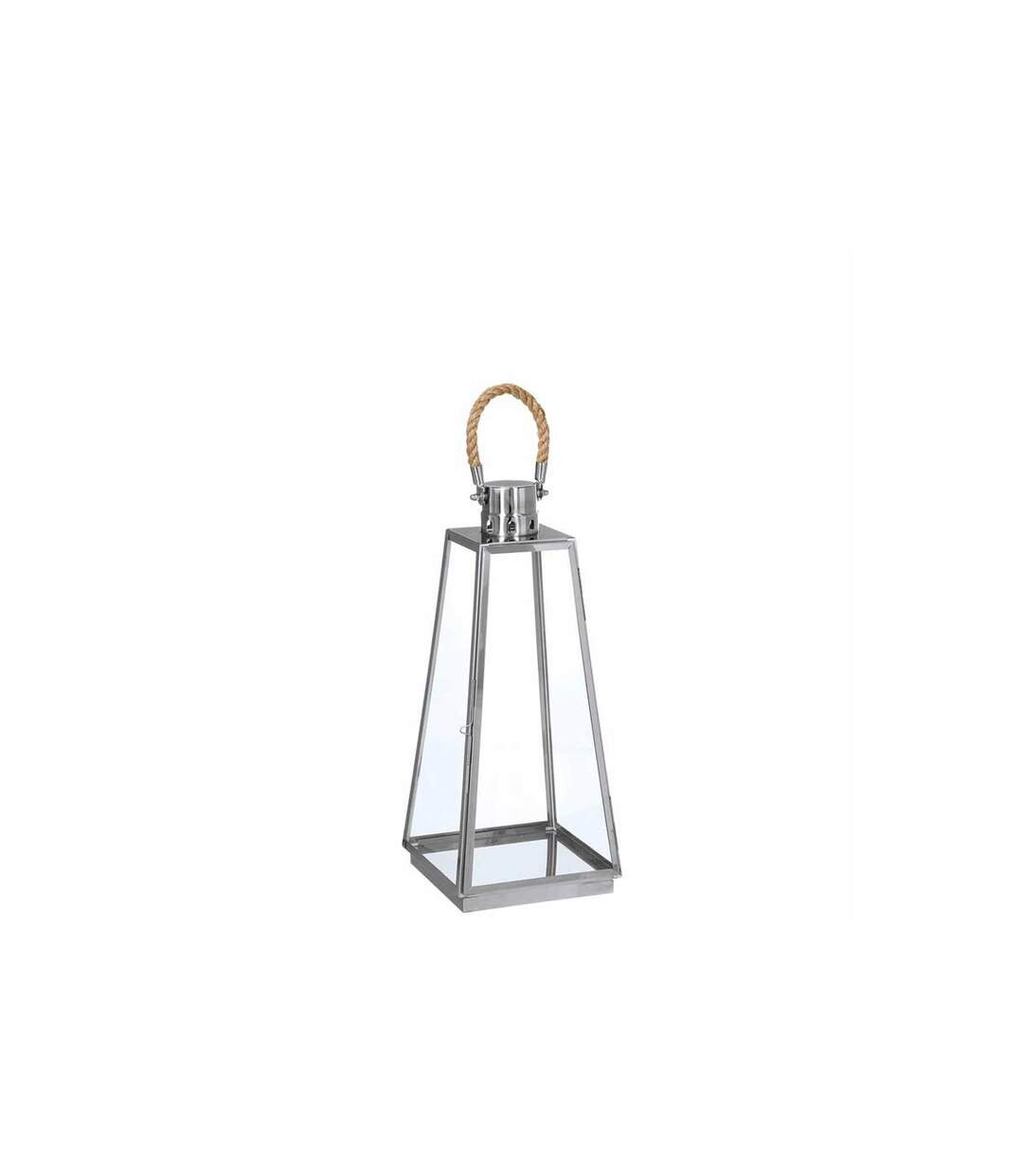 Lot de 3 Lanternes Extérieur Vérone 73cm Inox & Verre-3