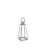 Lot de 3 Lanternes Extérieur Vérone 73cm Inox & Verre-3