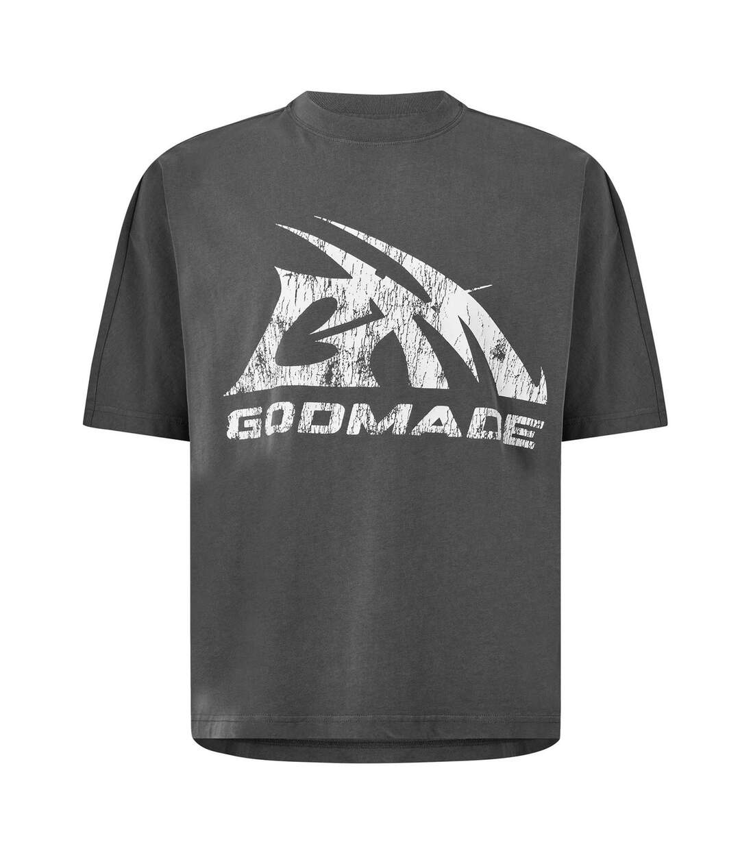 T-shirt Motif/style Logo Homme Gris Délavé GodMade-2