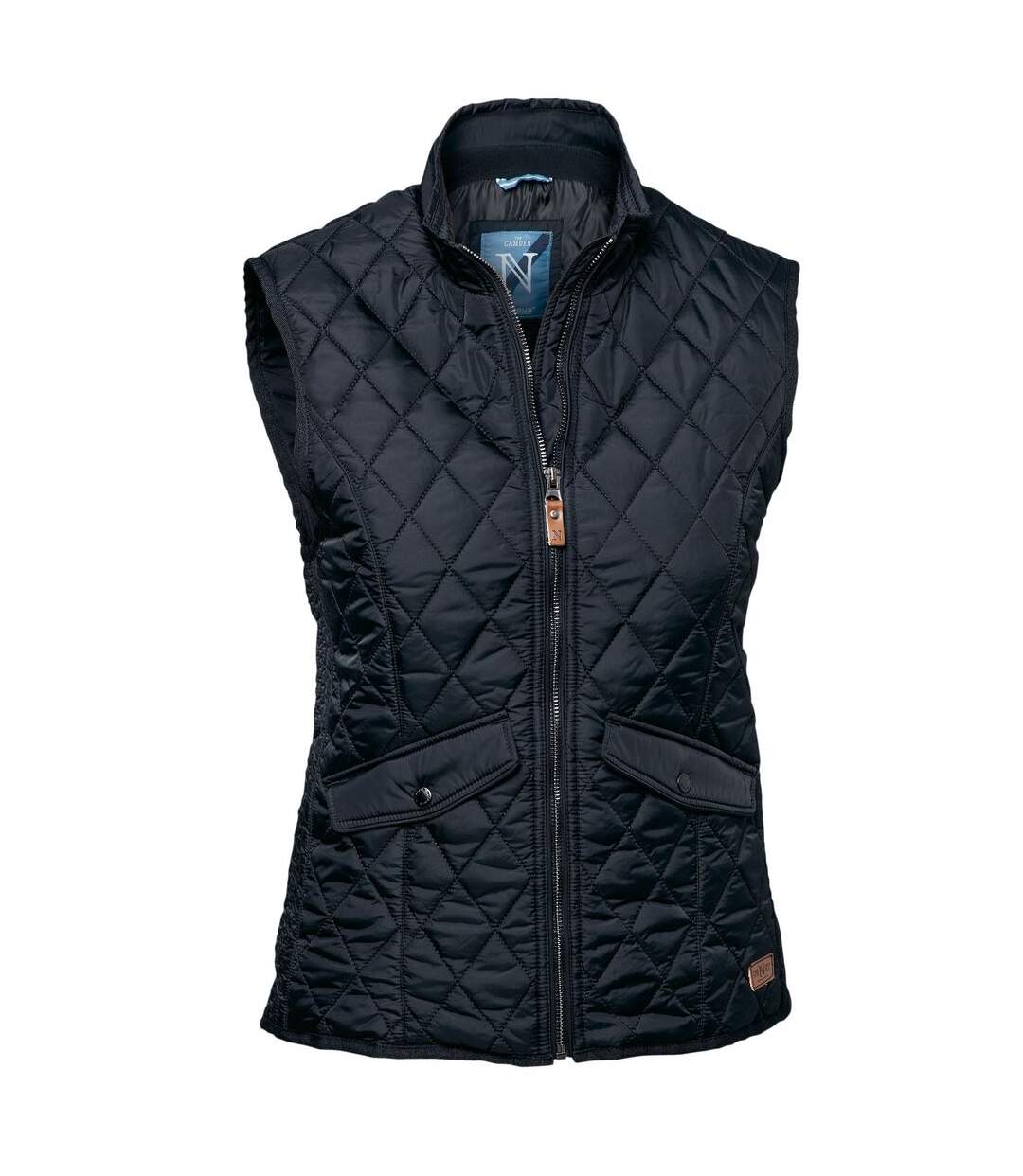 Veste doudoune sans manches - femme - NB46F - bleu marine-1