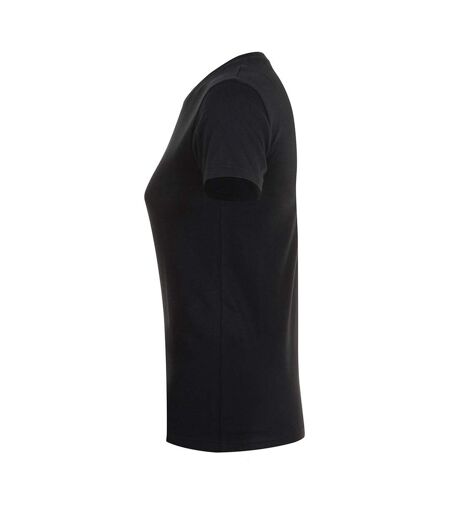 SOLS Womens/Ladies Regent Short Sleeve T-Shirt (Deep Black) - UTPC2792