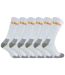 Paquet de 6 chaussettes de travail unisexes robustes pour bottes-1