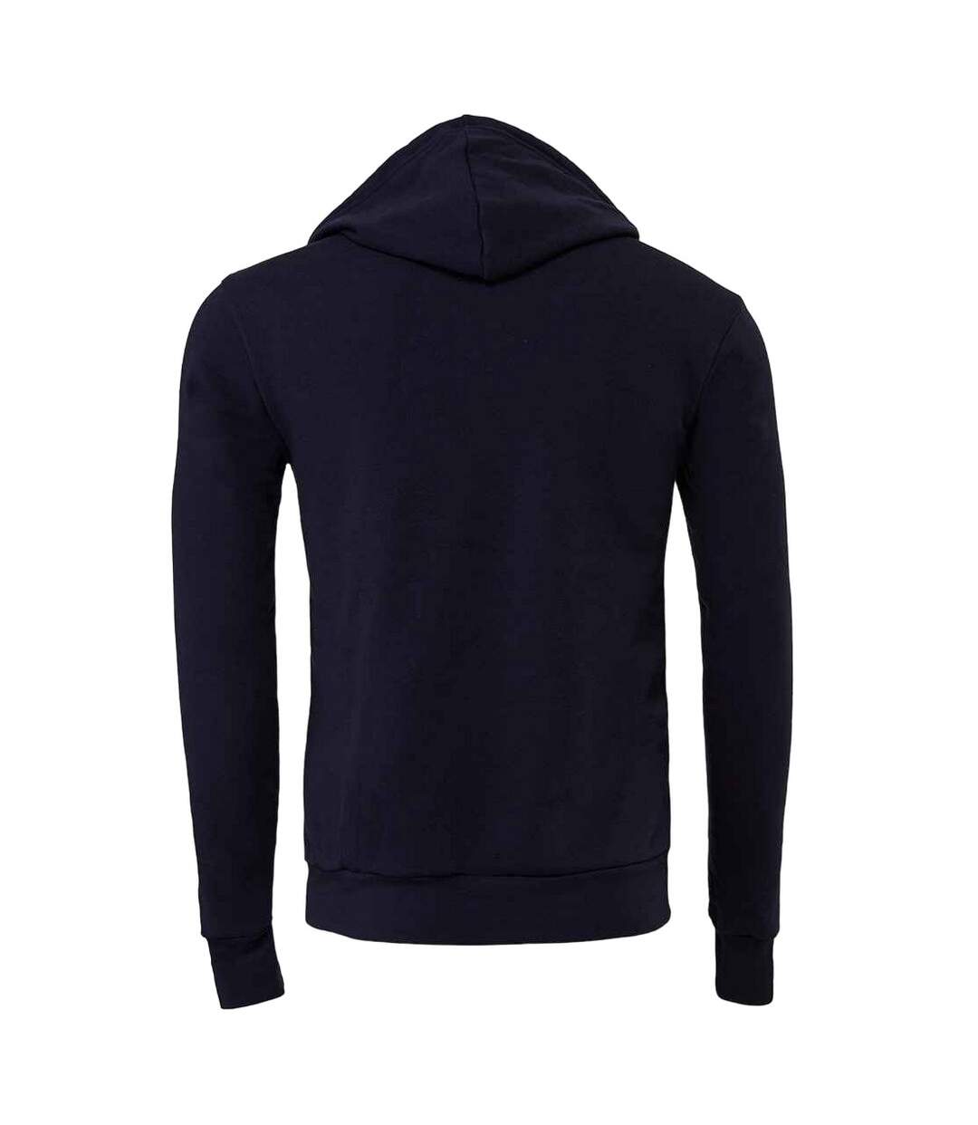 Sweat à capuche adulte bleu marine Bella + Canvas-2