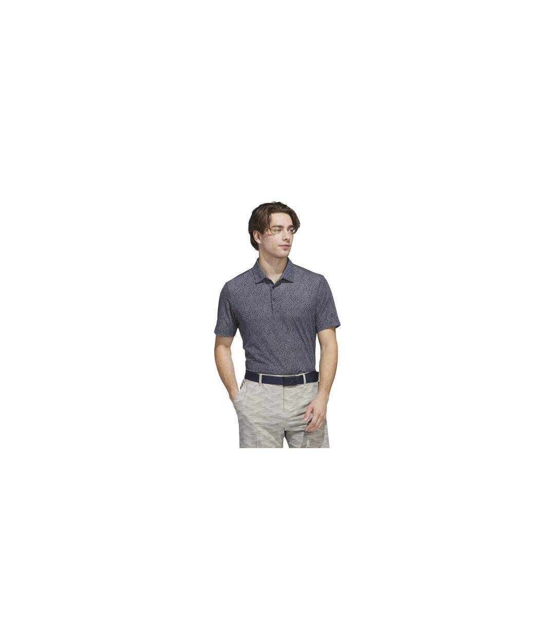 Mens Ultimate Bunker Polo Shirt Navy Adidas-1