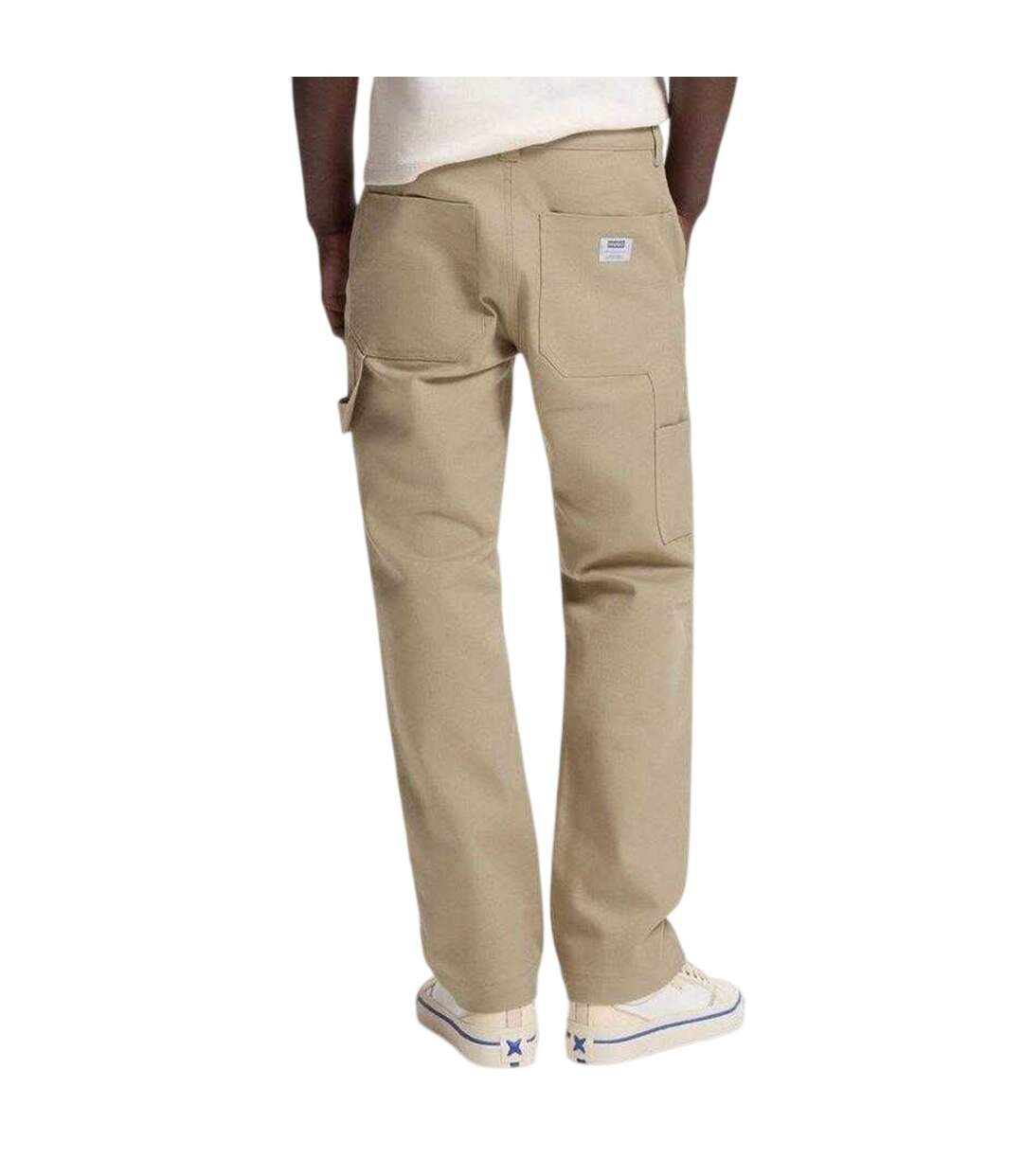 Mens Wide Leg Trousers Sand Hugo-3