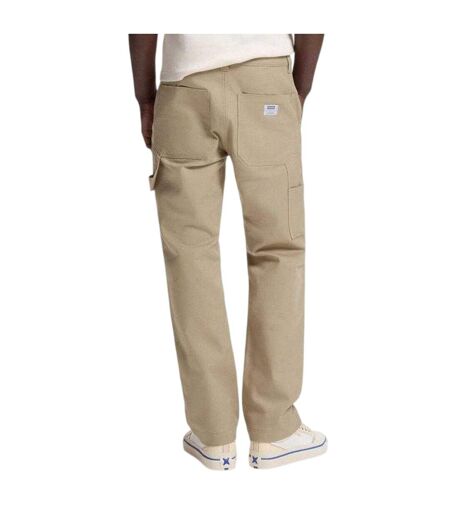 Mens Wide Leg Trousers Sand Hugo