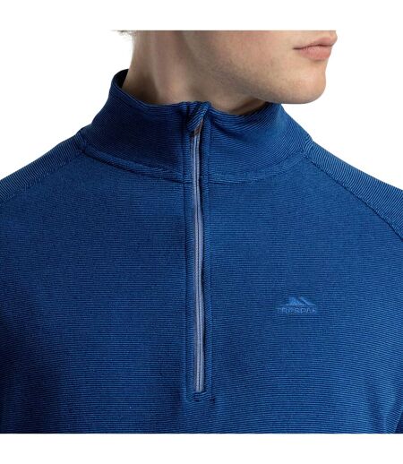 Haut Polaire À Col Montant Zippé Keynote Homme Bleu Marine Foncé Trespass
