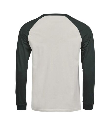 Mens Unlabeled Baseball T-shirt Cement Dark Green Tee Jays