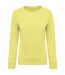 Sweat shirt coton bio - Femme - K481 - jaune