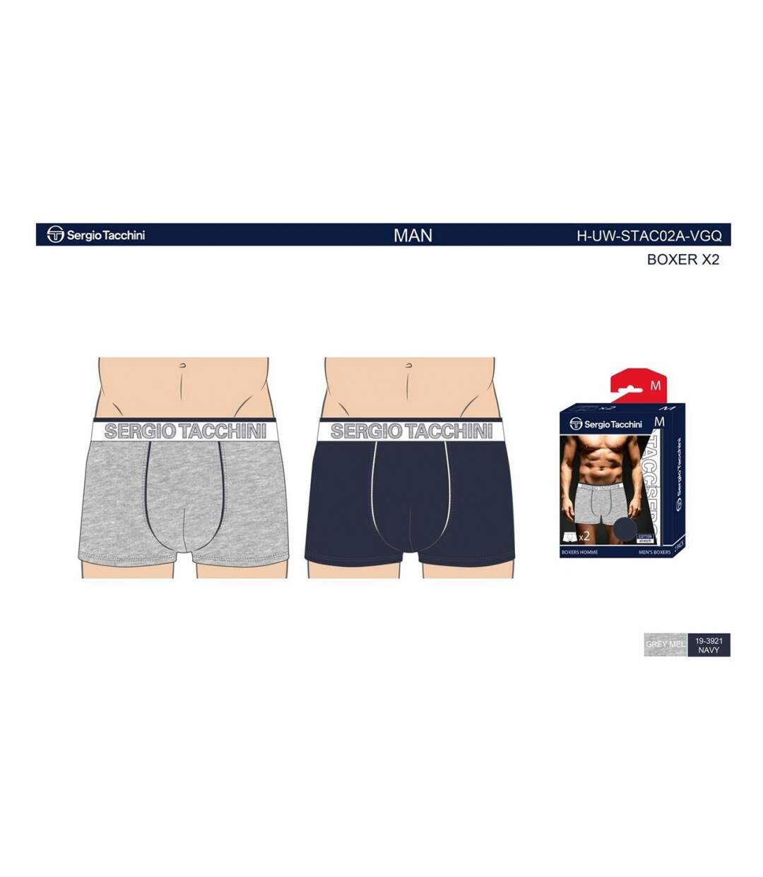 Boxer SERGIO TACCHINI - Pack de 6-4
