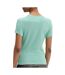 T-Shirt slim vert femme tommy hilfiger logo-2
