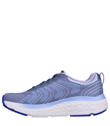 Womens/ladies delta trainers blue/lavender Skechers