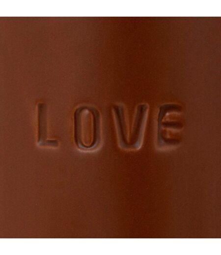 Vase en Céramique Avi 20cm Caramel
