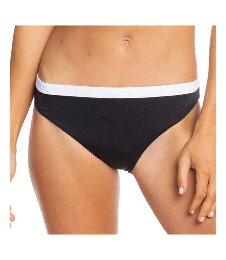 Bas de Bikini Noir et Blanc Femme Roxy Fitness - L