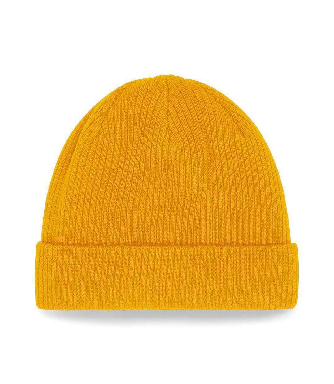 Bonnet adulte jaune foncé Beechfield