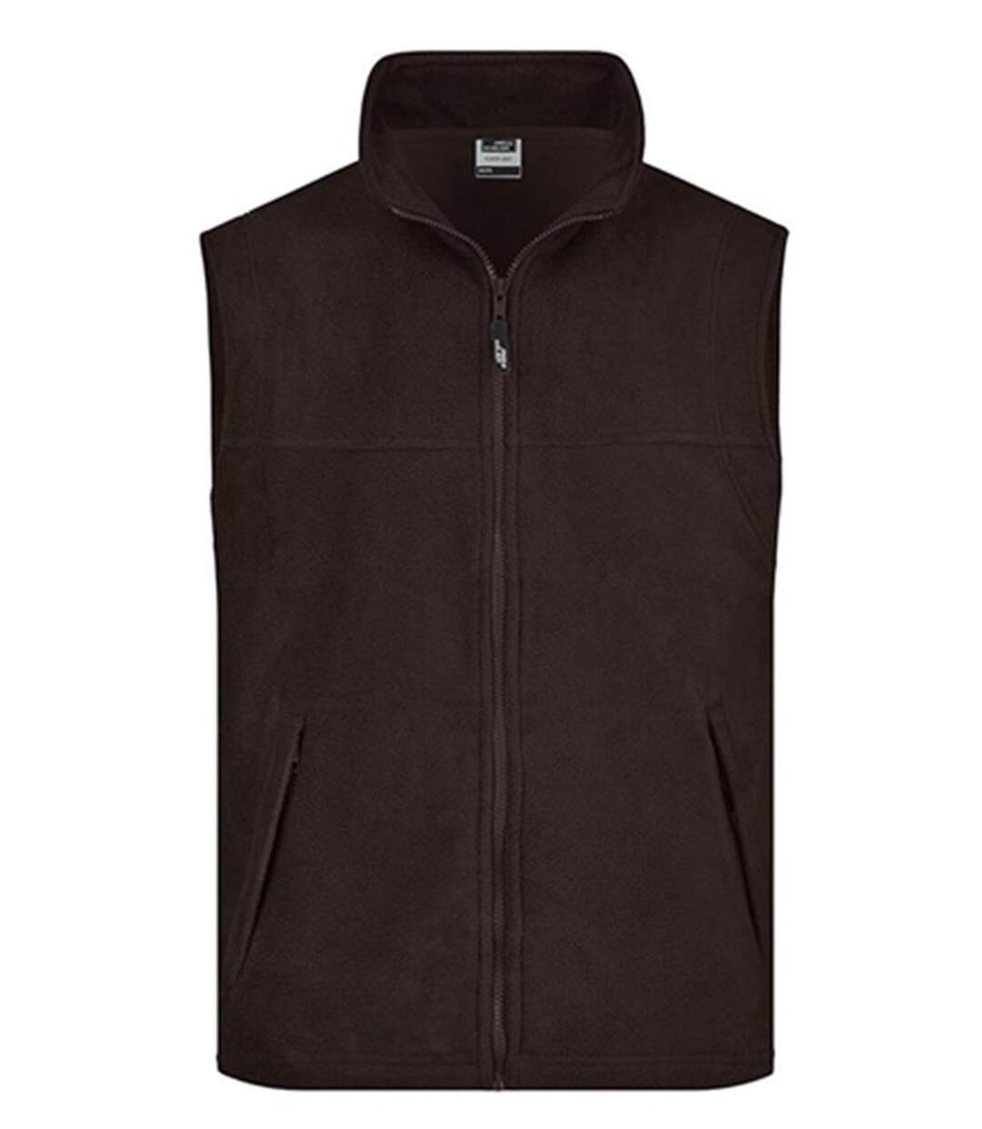 Gilet sans manches bodywarmer polaire homme - JN045 - marron-1