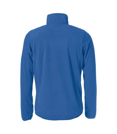 Mens Basic Microfleece Fleece Jacket Royal Blue Clique