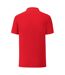 Fruit Of The Loom Mens Iconic Pique Polo Shirt (Red)