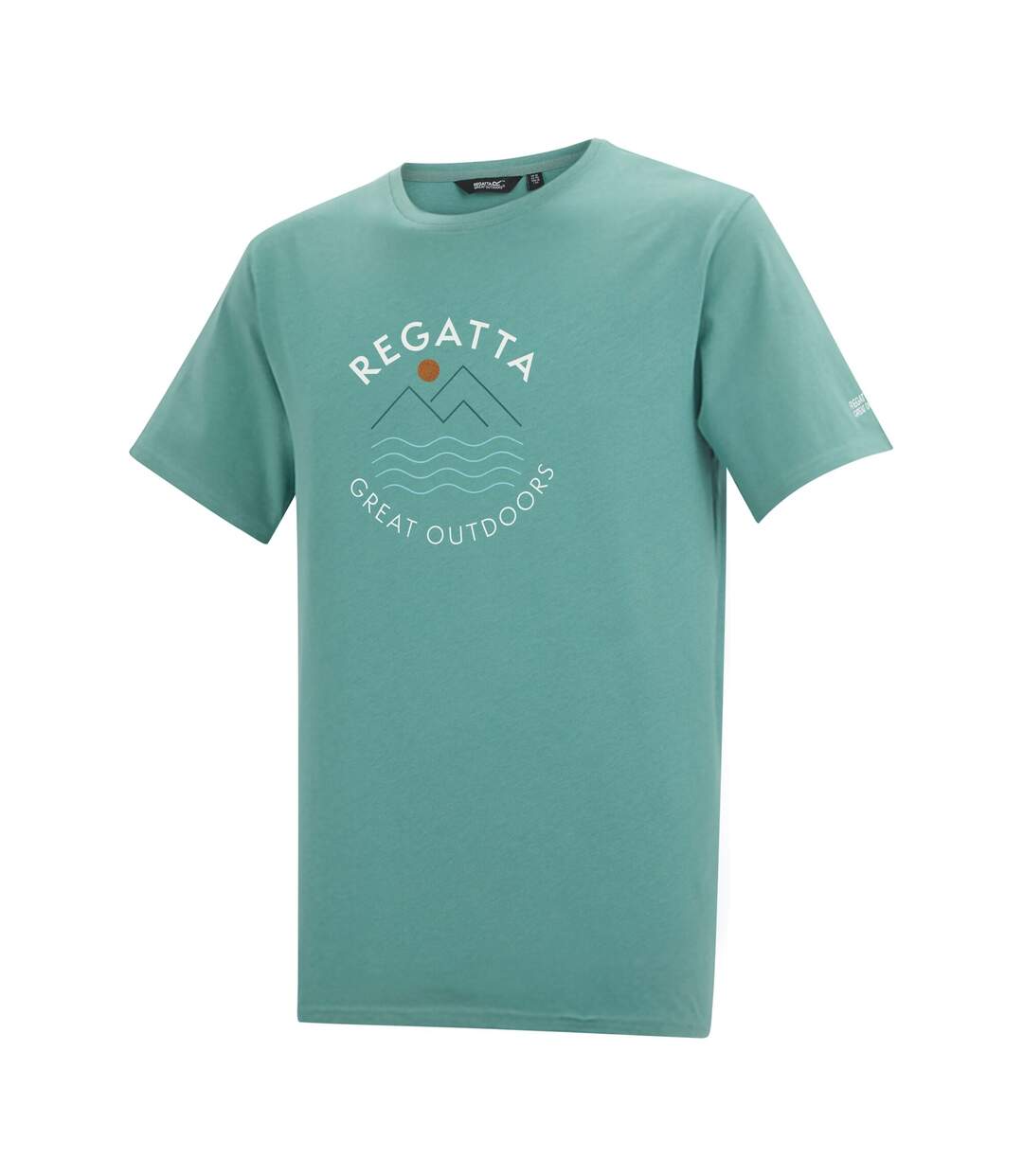 T-shirt Motif/style Lignes Ondulées Cline Homme Regatta-3