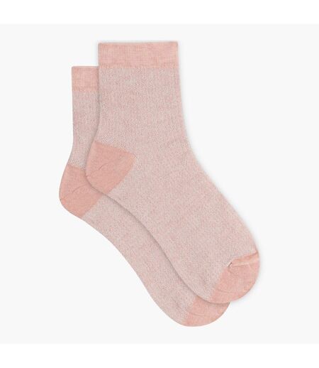 Chaussettes mi-hautes laine/viscose et fils de lurex Mode