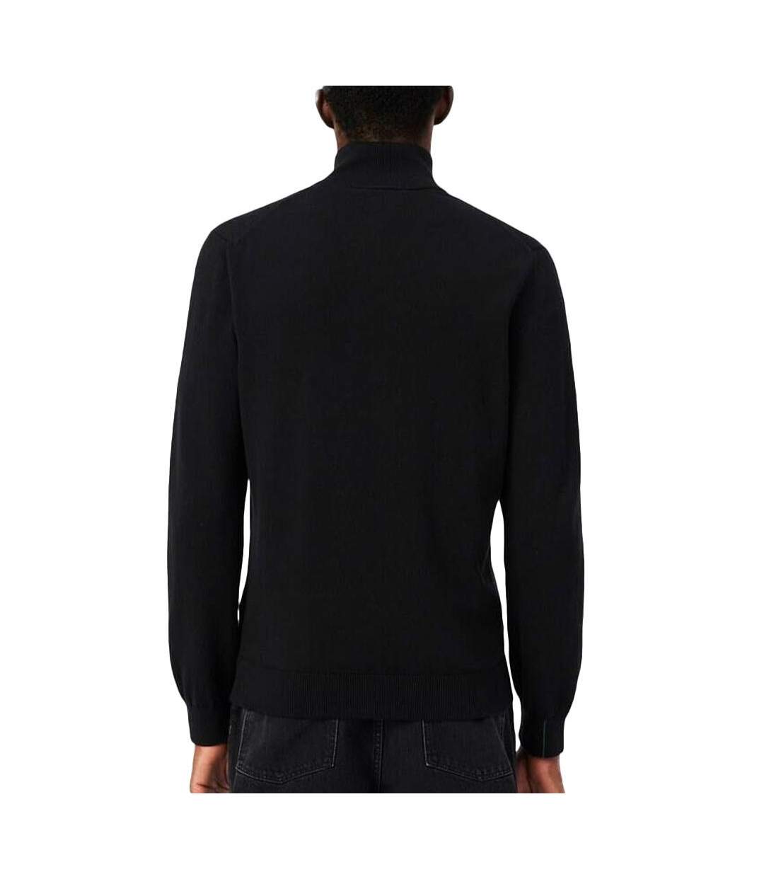 Pull zippé noir homme lacoste monta-2