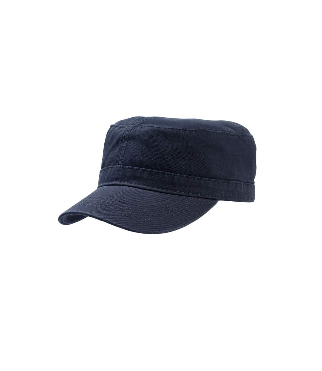 Casquette militaire en serge de coton mixte bleu marine Atlantis-1