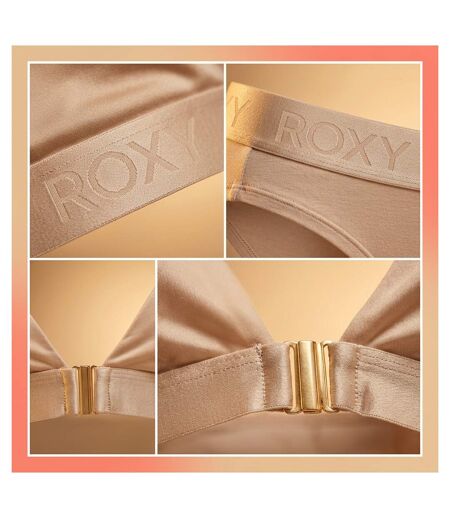ROXY Ensemble Bralette Triangle Culotte Femme Modal Licence Officielle