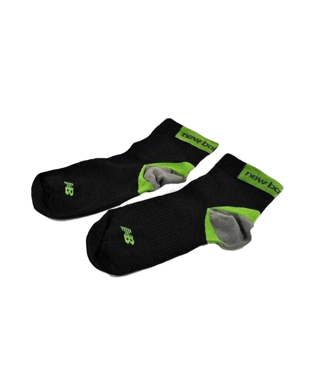 Chaussettes Course À Pied Adulte Noir Vert New Balance-1