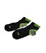 Chaussettes Course À Pied Adulte Noir Vert New Balance-1