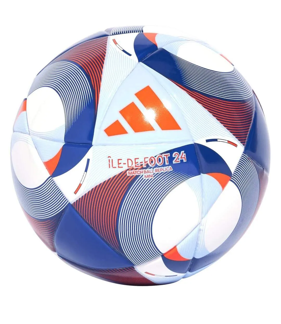 Mini Ballon De Foot Olympic Taille 1 Blanc Adidas-1