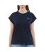 T-shirt marine femme pepe jeans bloom - s-1