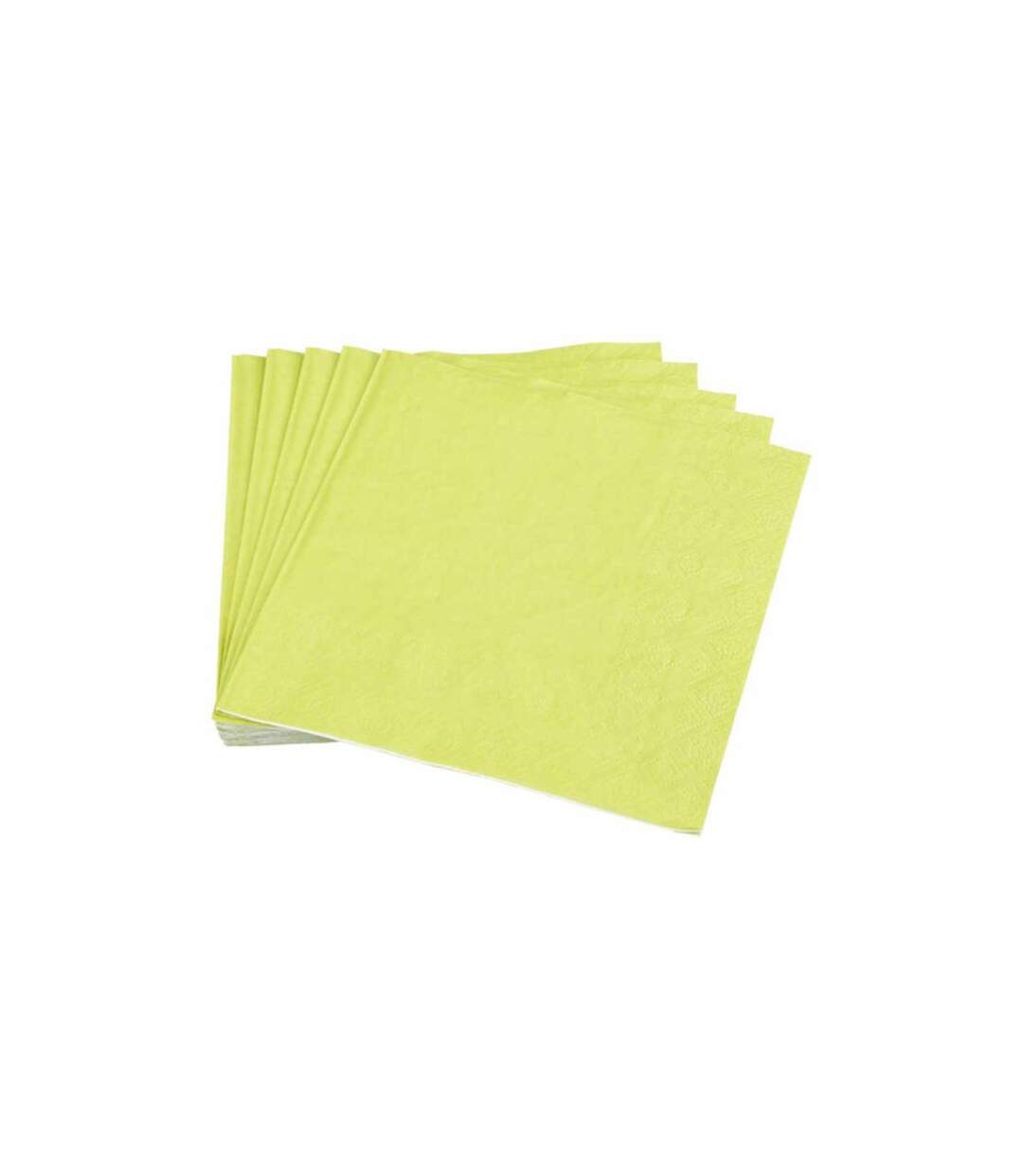 Lot de 20 Serviettes en Papier Vitamine 33x33cm Anis-1