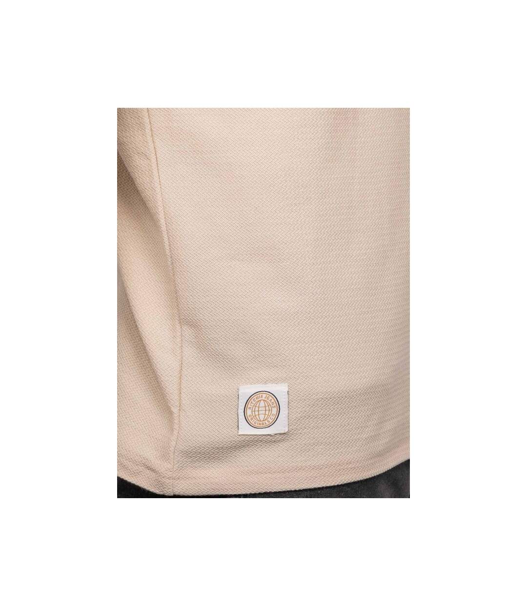 T shirt manches longues col tunisien coton JOMINOL-3
