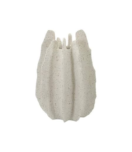 Vase Design en Résine Ester 40cm Blanc